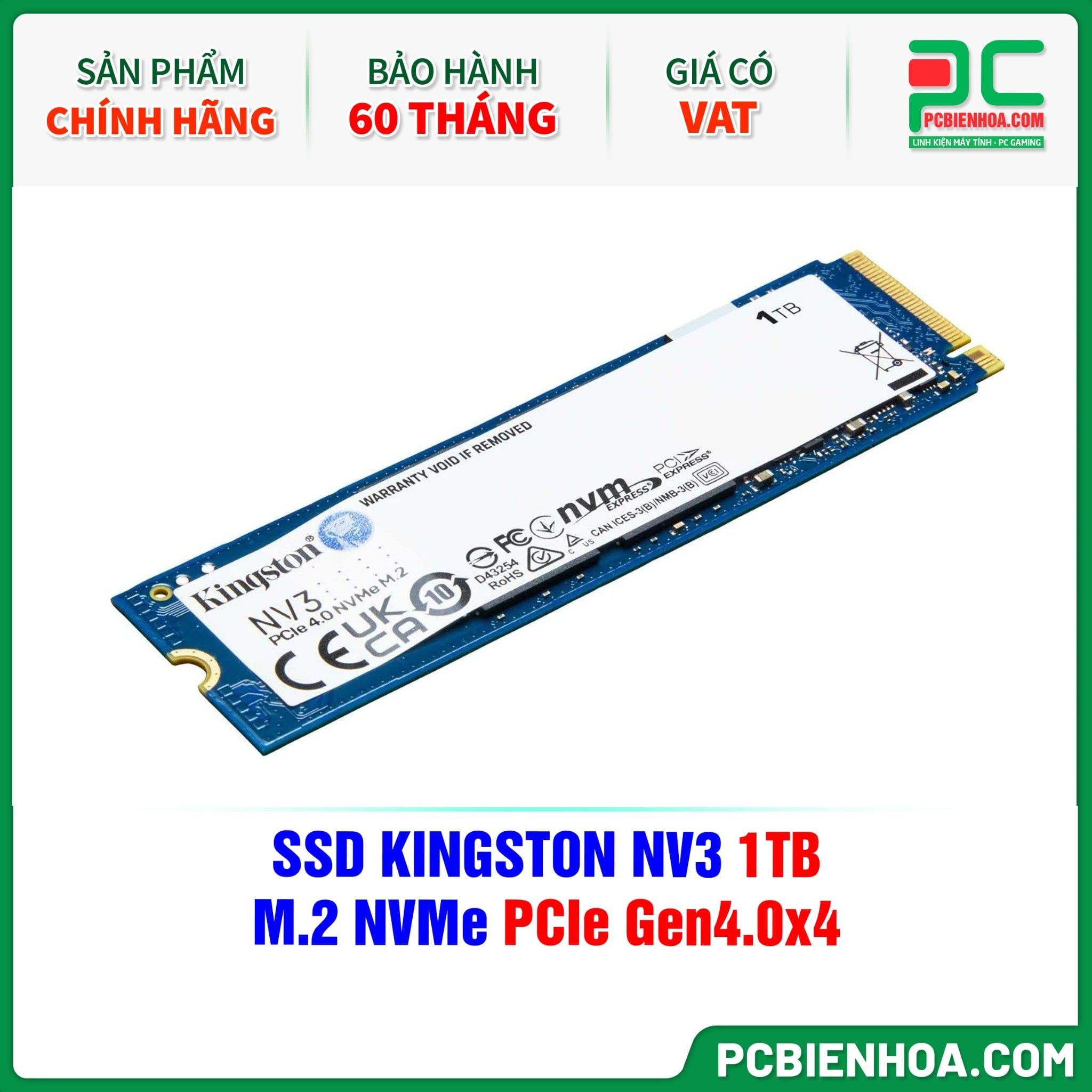 Kingston NV3 1TB NVMe Gen4