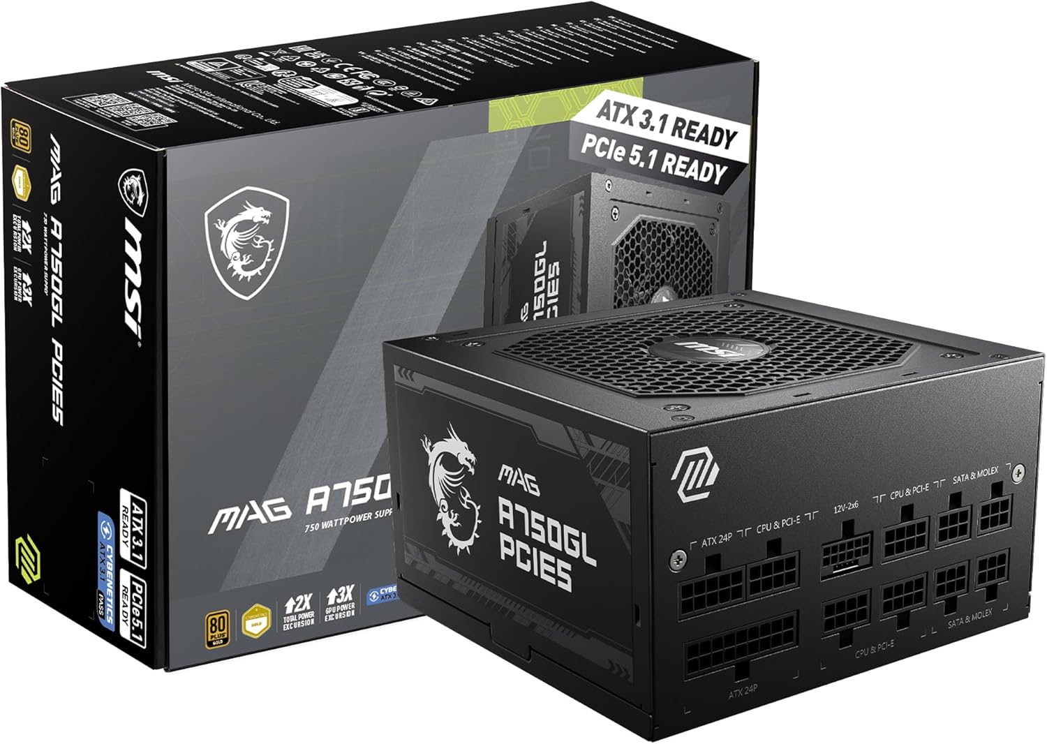 MSI MAG A750GL 80+ Gold 750W
