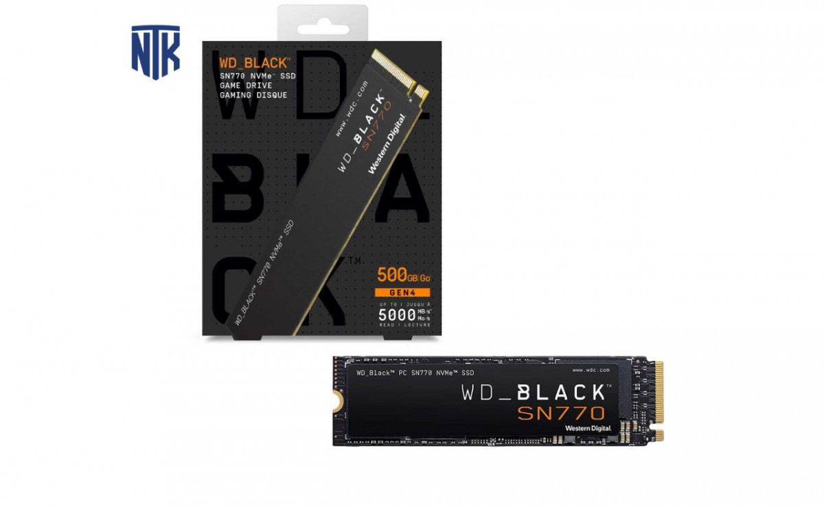 WD Black SN770 500GB NVMe Gen4