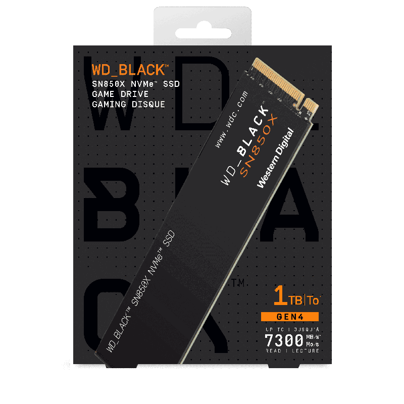 WD Black SN850X 1TB NVMe Gen4
