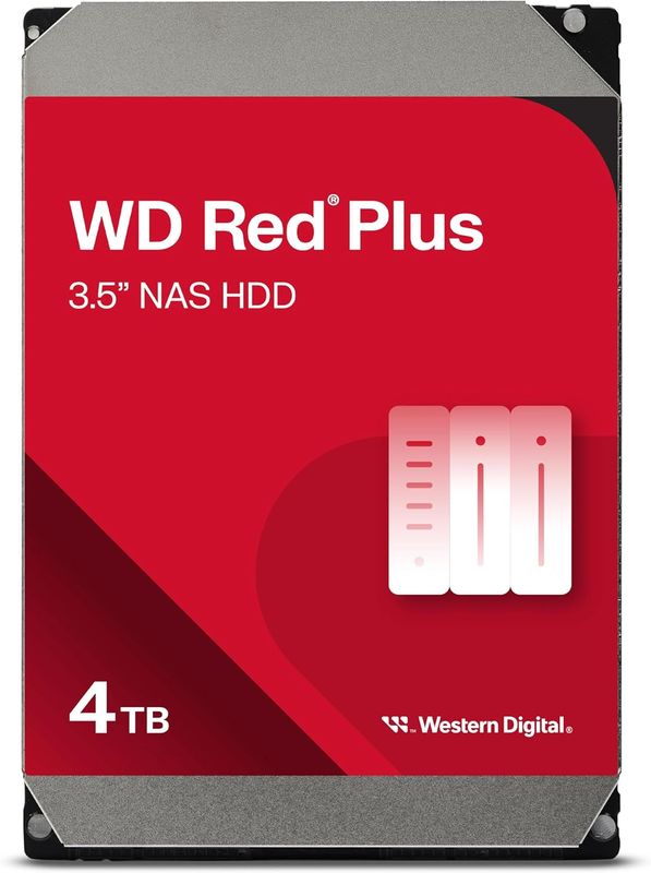 WD Red Plus 4TB NAS HDD